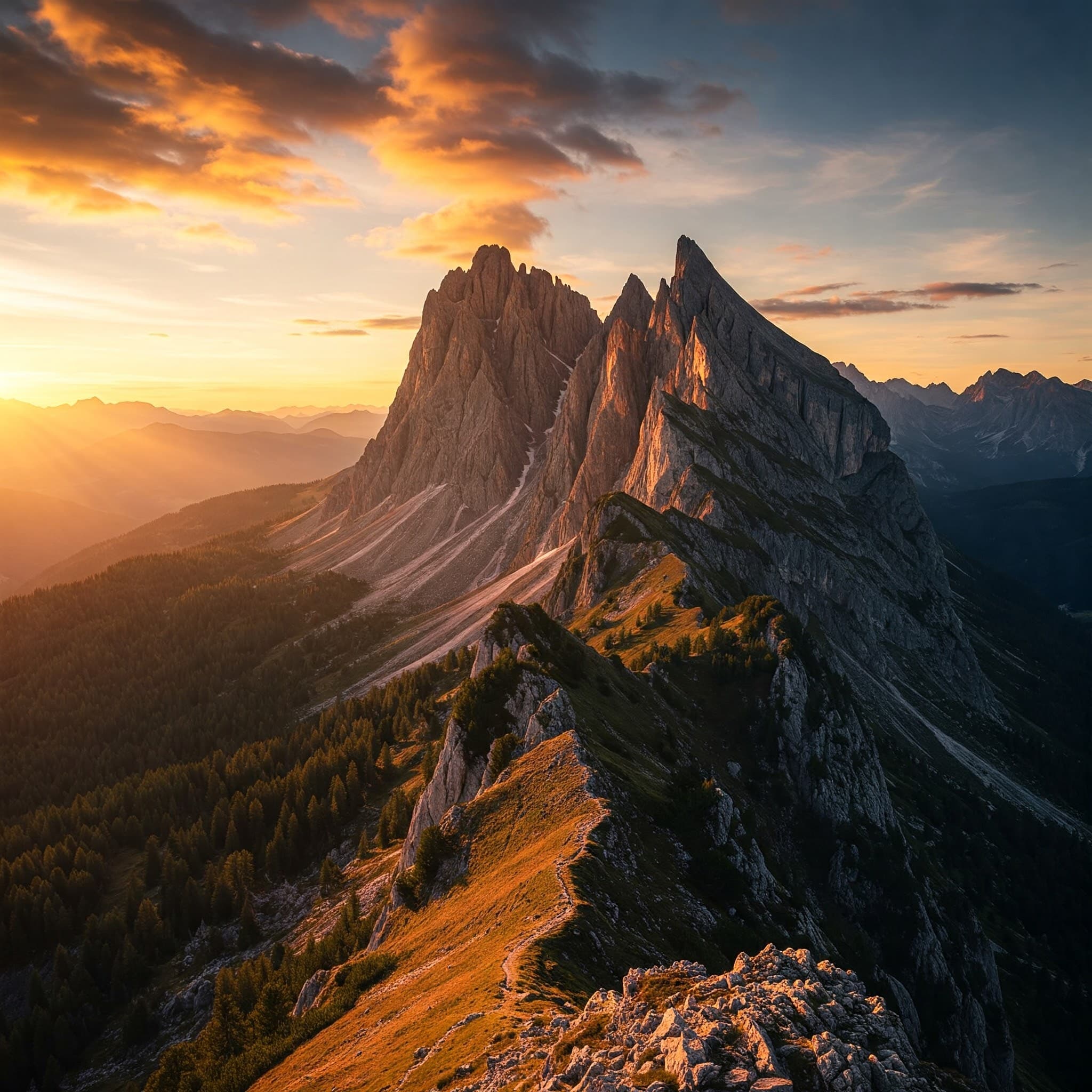 Mountain background for services section