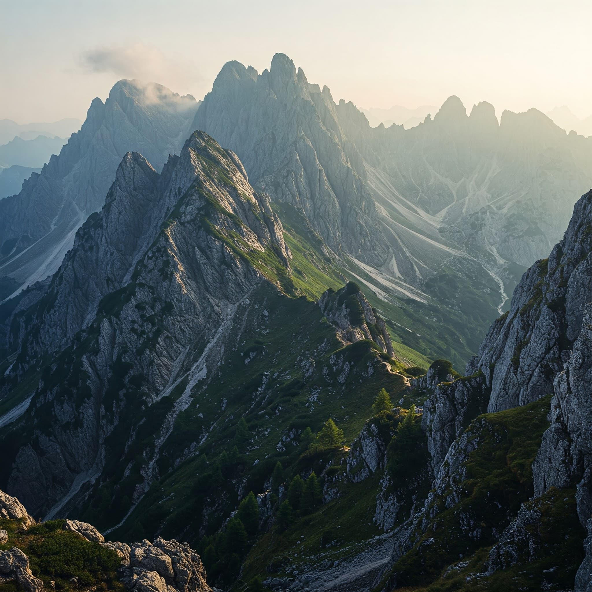 Mountain landscape background